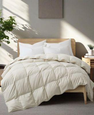 Ultra Soft Goose Feather Down Fiber Comforter, Full/Queen