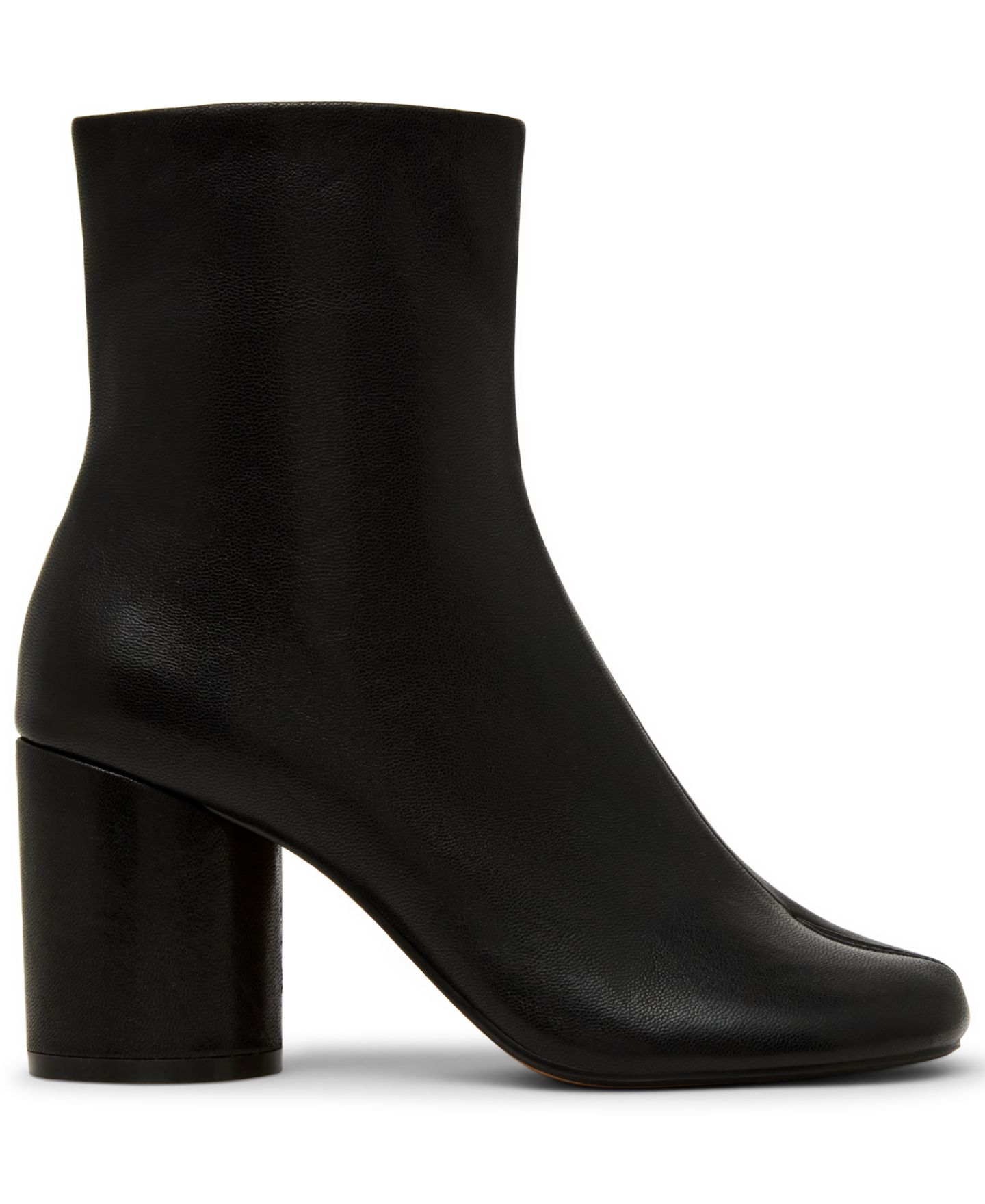 Женские ботинки Steve Madden Caro Split-Toe Cylinder Heel Booties, цвет: Чёрный — фото 2