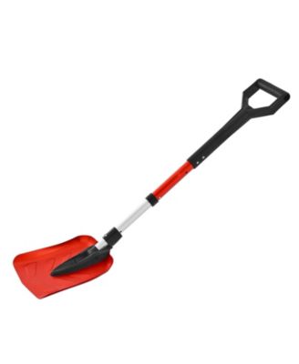 Foldable Snow Shovel, 9" Wide, Adjustable 36"-40", D-Handle, Lightweight Aluminum Alloy, Car/Camping