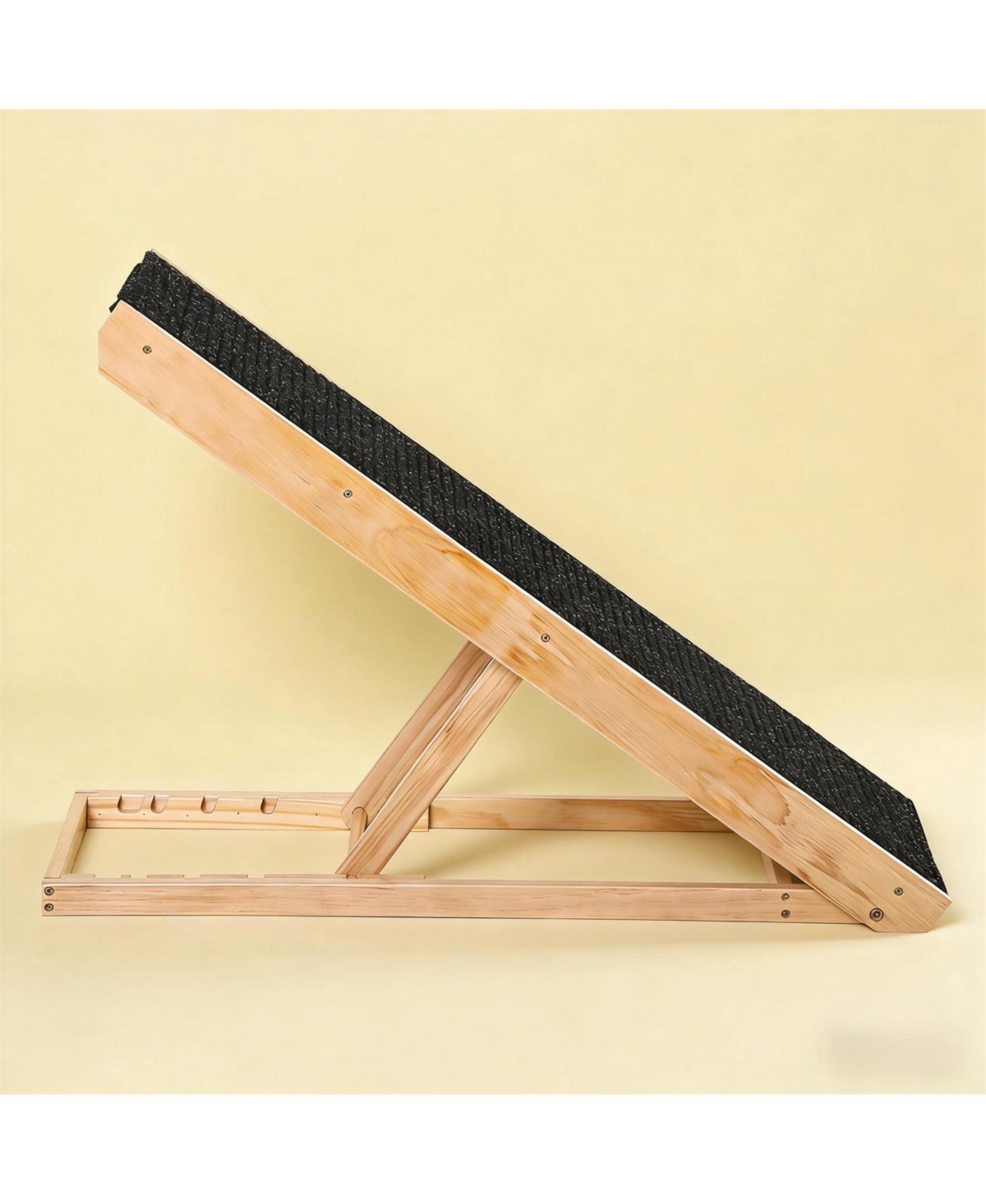 Aostirmotor Elevated Dog Ramp with ease in Black