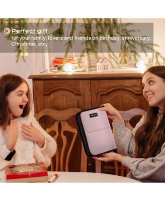 Makeup Brush Holder Bag Foldable Cosmetic Case ForgetMeNot Pink Artist