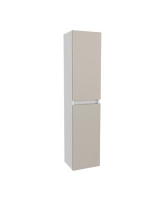 Burgaw Bathroom Cabinet, 2 Doors, 4 Shelves