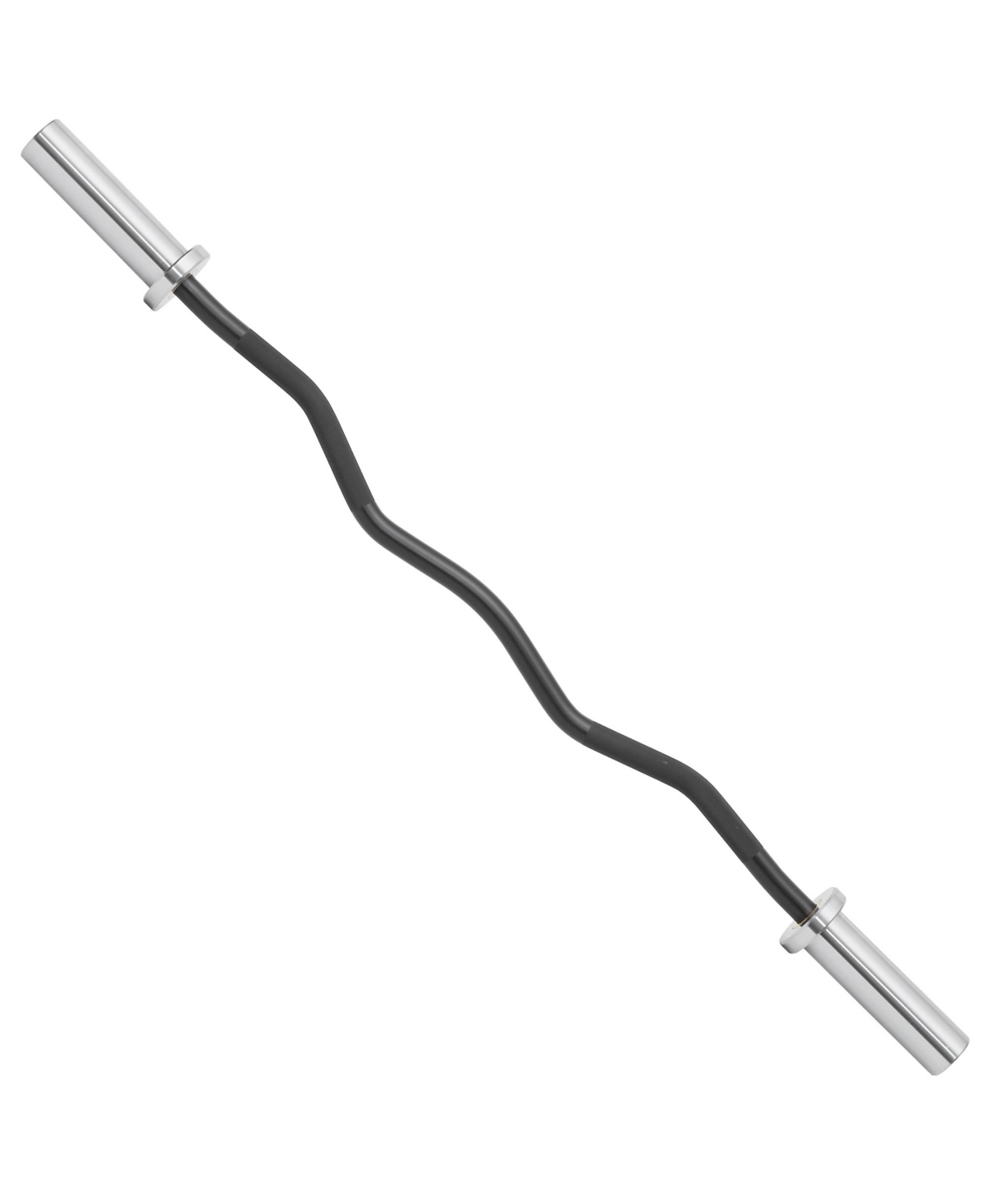 Philosophy Gym 47" Ez Curl Olympic Barbell - 8.5KG 25mm Grip 400LB Capacity 4 Needle Bearing 2" Weightlifting Bar