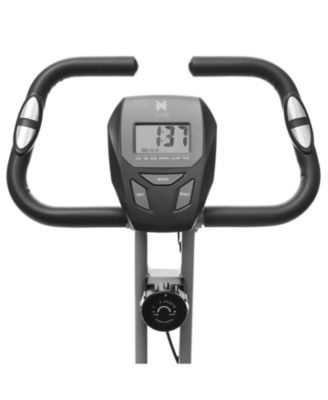 Indoor Cycling Bike - Folding, Upright Stationary Exercise Cycle with Magnetic Resistance