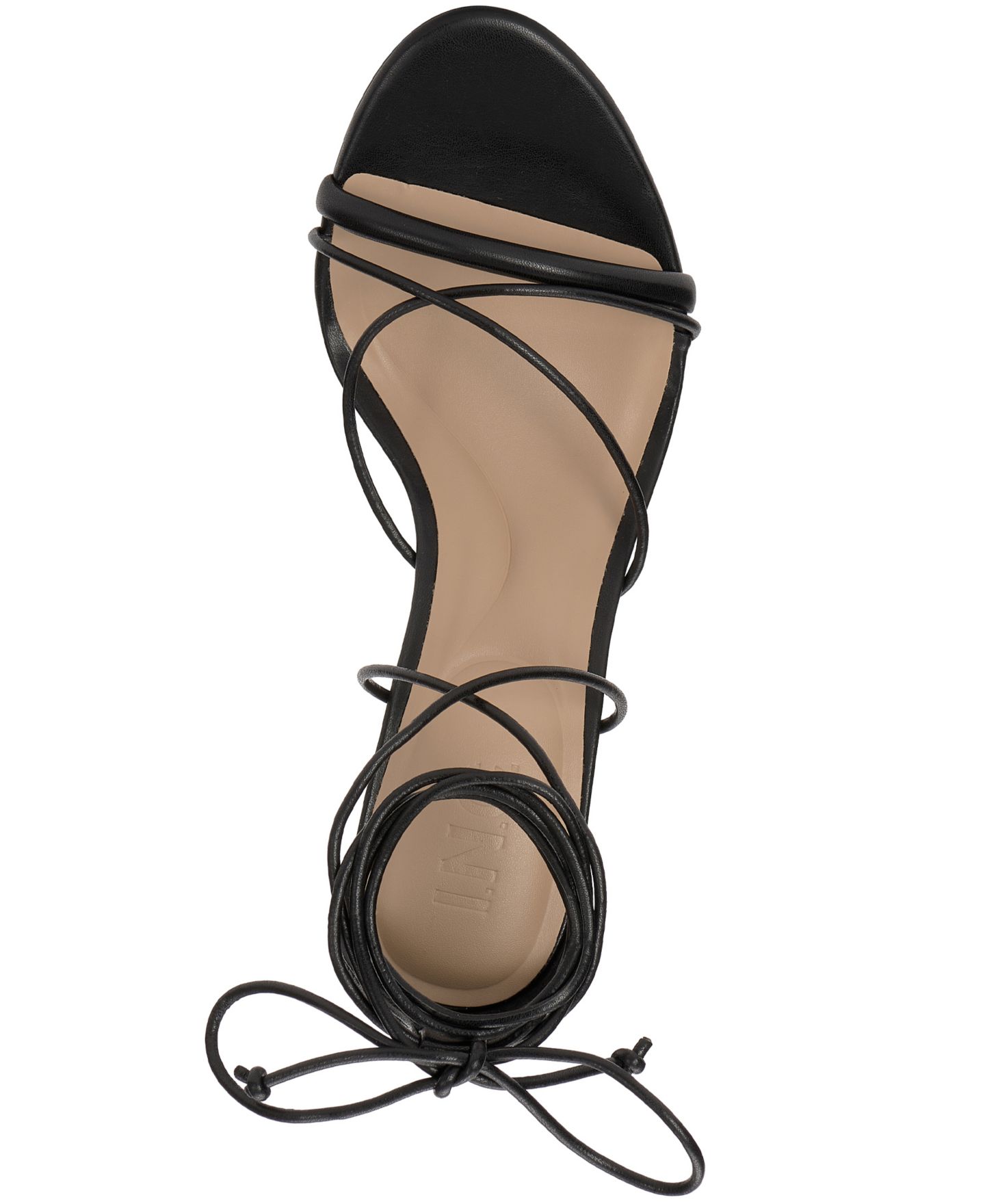 Женские сандалии I.N.C. International Concepts Anders Lace-Up Ball Heel, цвет: Чёрный — фото 4