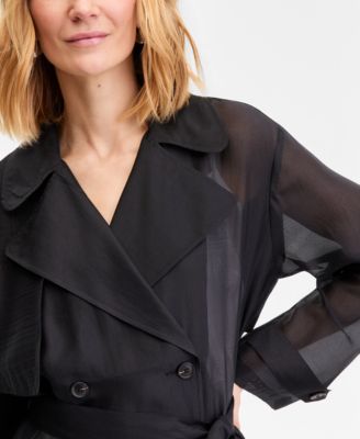 Women's Sheer Trench Coat