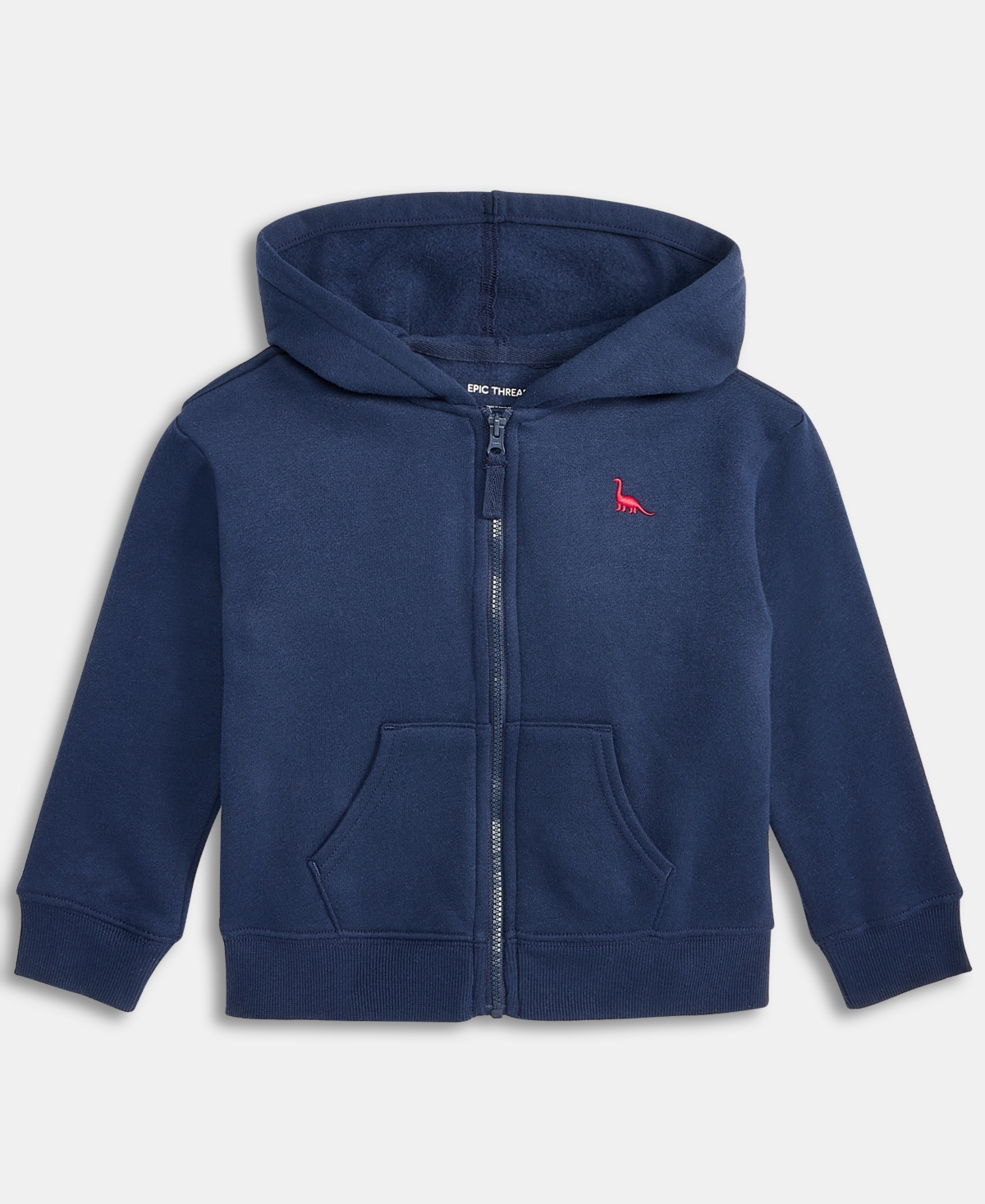 Epic Threads Boys' Toddler 12M-5T Fleece Icon Zip-Up Hoodie, Macy's Exclusive