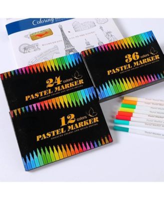 36 Colors Water-Based Markers for Graffiti, Acrylic Paint Marker Pen Ideal for DIY Journaling and Crafting Art Supplies