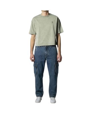 Men's Denim Cargo Pants