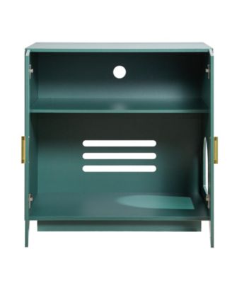 31.5" Ventilated Wooden Litter Box Enclosure with Double Doors