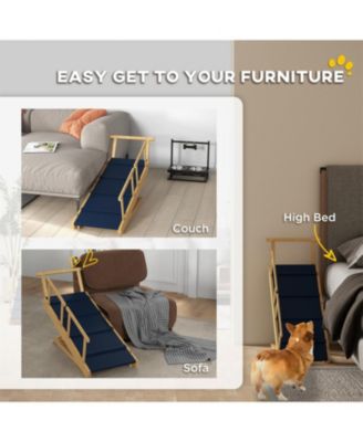  Dog Stairs with for Small to Large Dogs in Natural