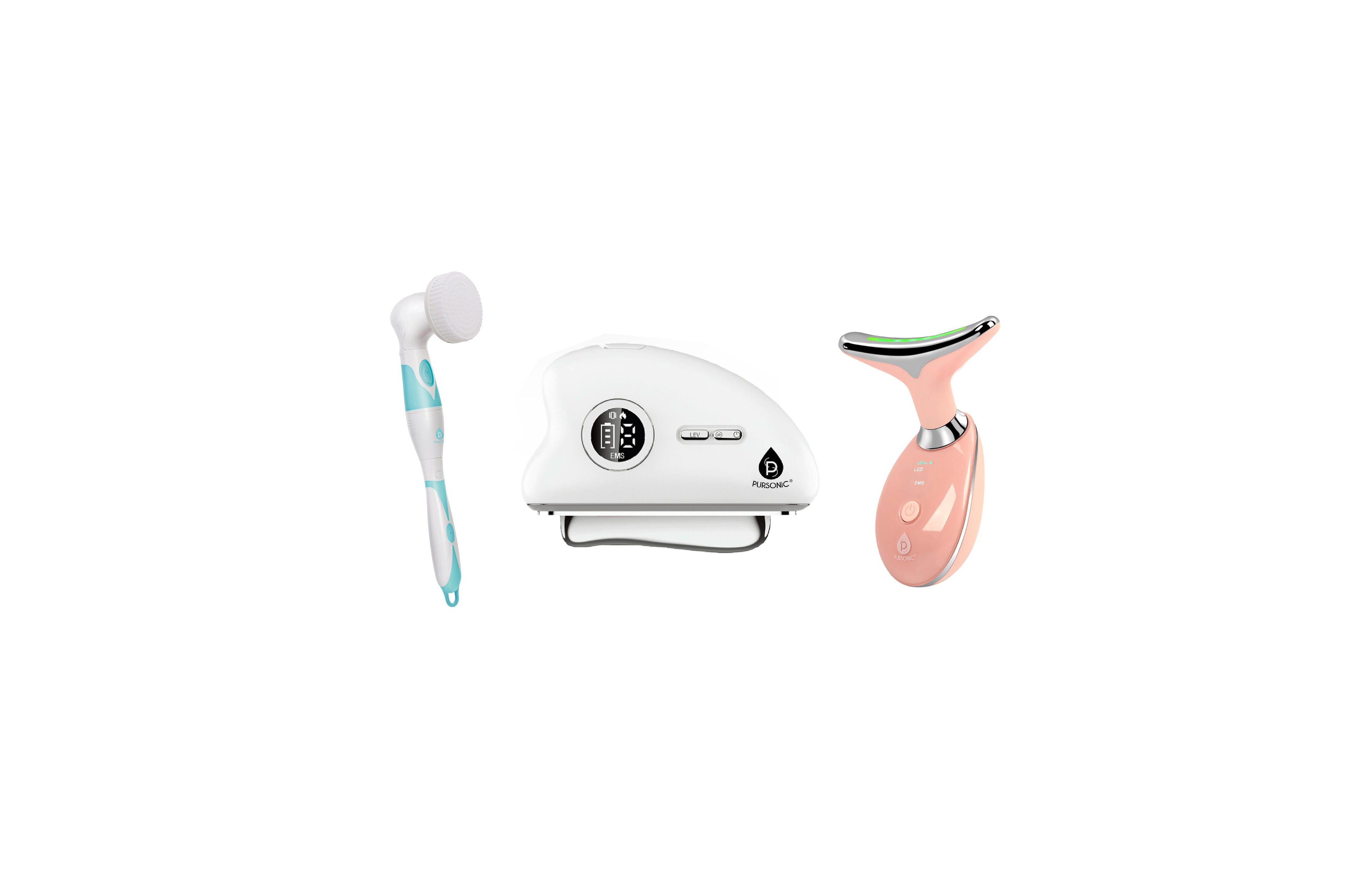 Pursonic Sculpt & Glow Set – Gua Sha Device, Red Light Sculptor & Facial Cleansing Brush