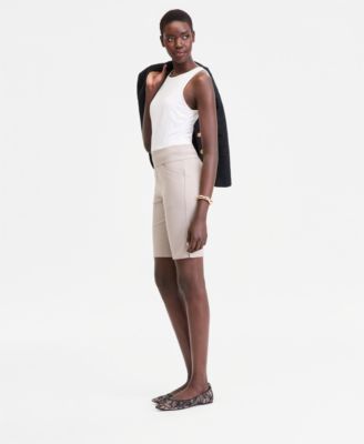 Women's Mid-Rise Pull-On Bermuda Shorts