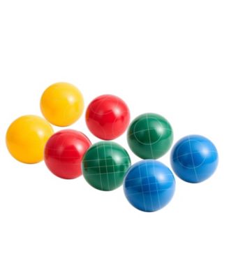 Outdoor Bocce Ball Game Set with Resin Balls Carry Bag and Accessories