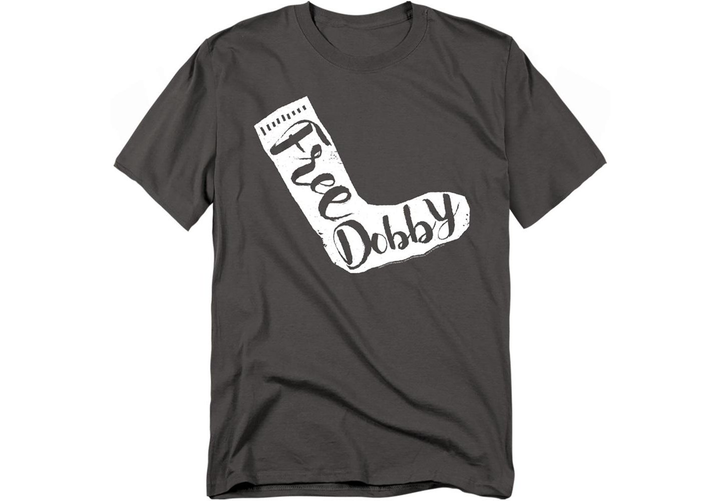 Мужская футболка Harry Potter Free Dobby Sock T, цвет: Угольный — фото 1