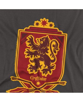 Men's Gryffindor Broomstick Badger Logo T Shirt