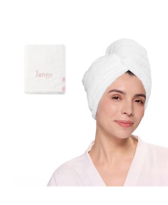 Plush Hair Wrap Towel - Standard Ultra-Absorbent Coral Fleece - Blush