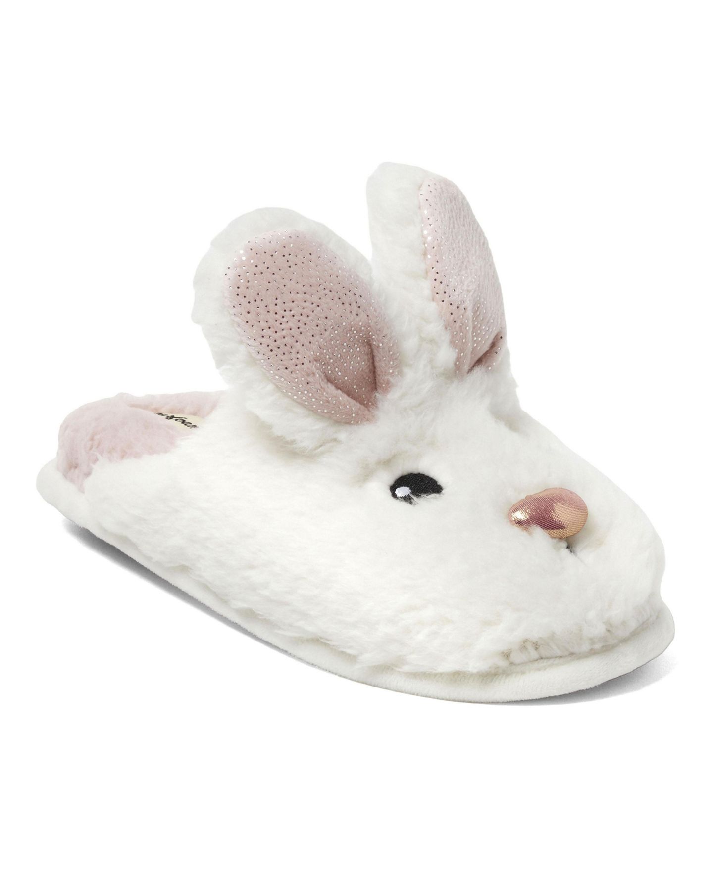 Женские тапочки Dearfoams Shay Novelty Easter Bunny Rabbit Scuff Slipper, цвет: Муслиновый — фото 2