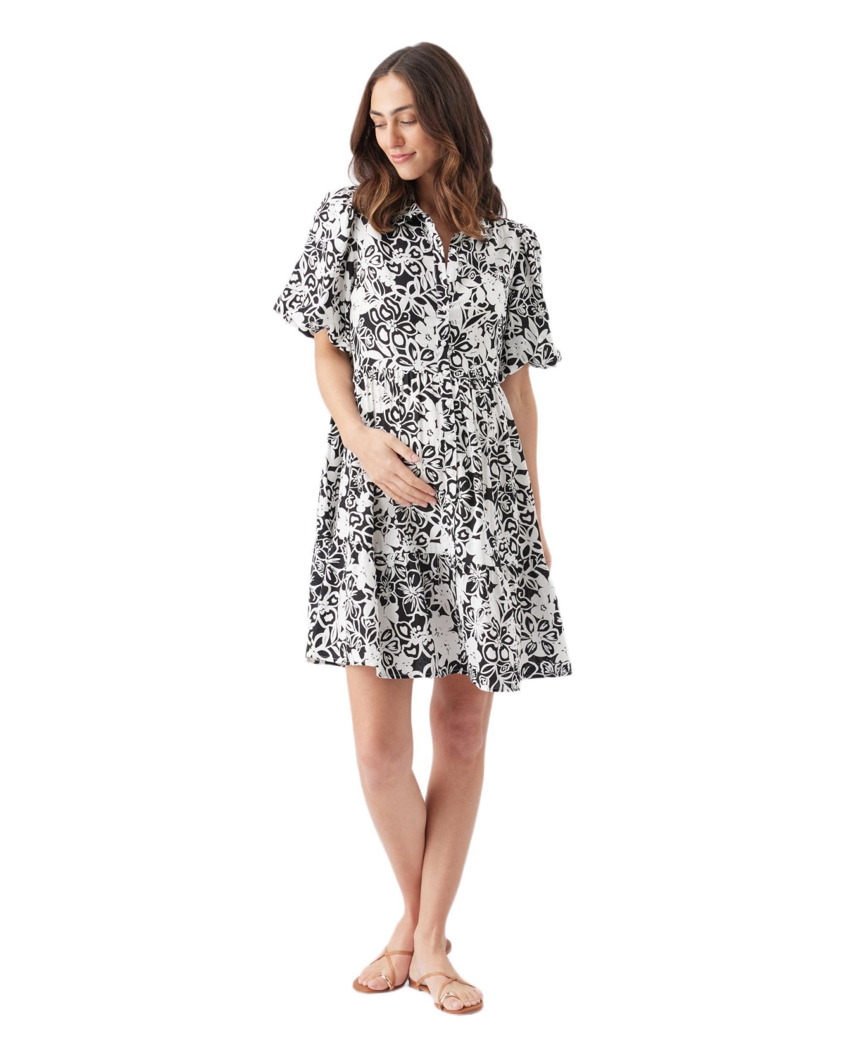 Ripe Maternity Nahla Linen Dress