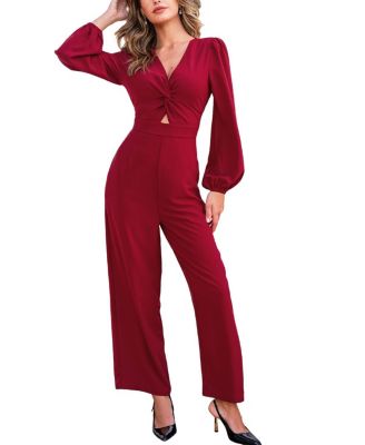 Women's Spicy Red Jumpsuit
