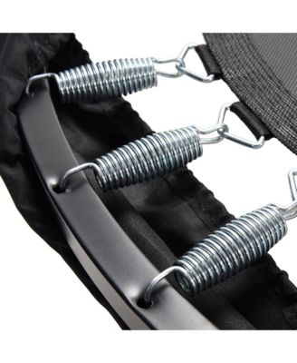 Stamina inMotion 40" Round Fitness Trampoline with Adjustable Handlebars, Black