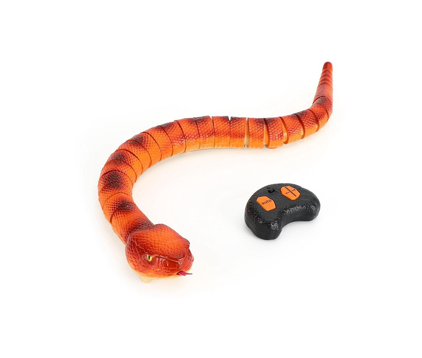 Детская игрушка Bruce & Shark Realistic 2.4GHz Remote Control Snake Toy, цвет: Оранжевый — фото 1