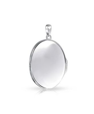 Victorian Style Blue Black White Loving Family Mother Child Cameo Locket Pendant Necklace Sterling Silver