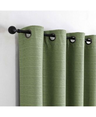 1 Piece Hotel Room Darkening Grommet Top Window Curtain Panel