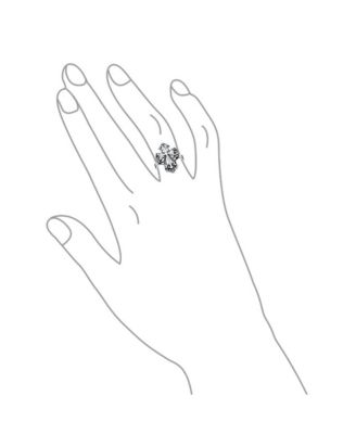 Christian Religious Fleur De Lis Cross Ring .925 Sterling Silver