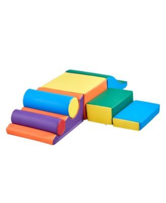 Foam Climbing Toys, 7-Piece Set, PU Leather Soft Play Blocks, Indoor Climb & Crawl Set, Easy Clean, 6M-3Y