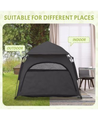 Tent with Carry Bag, for Beach in Dark Gray