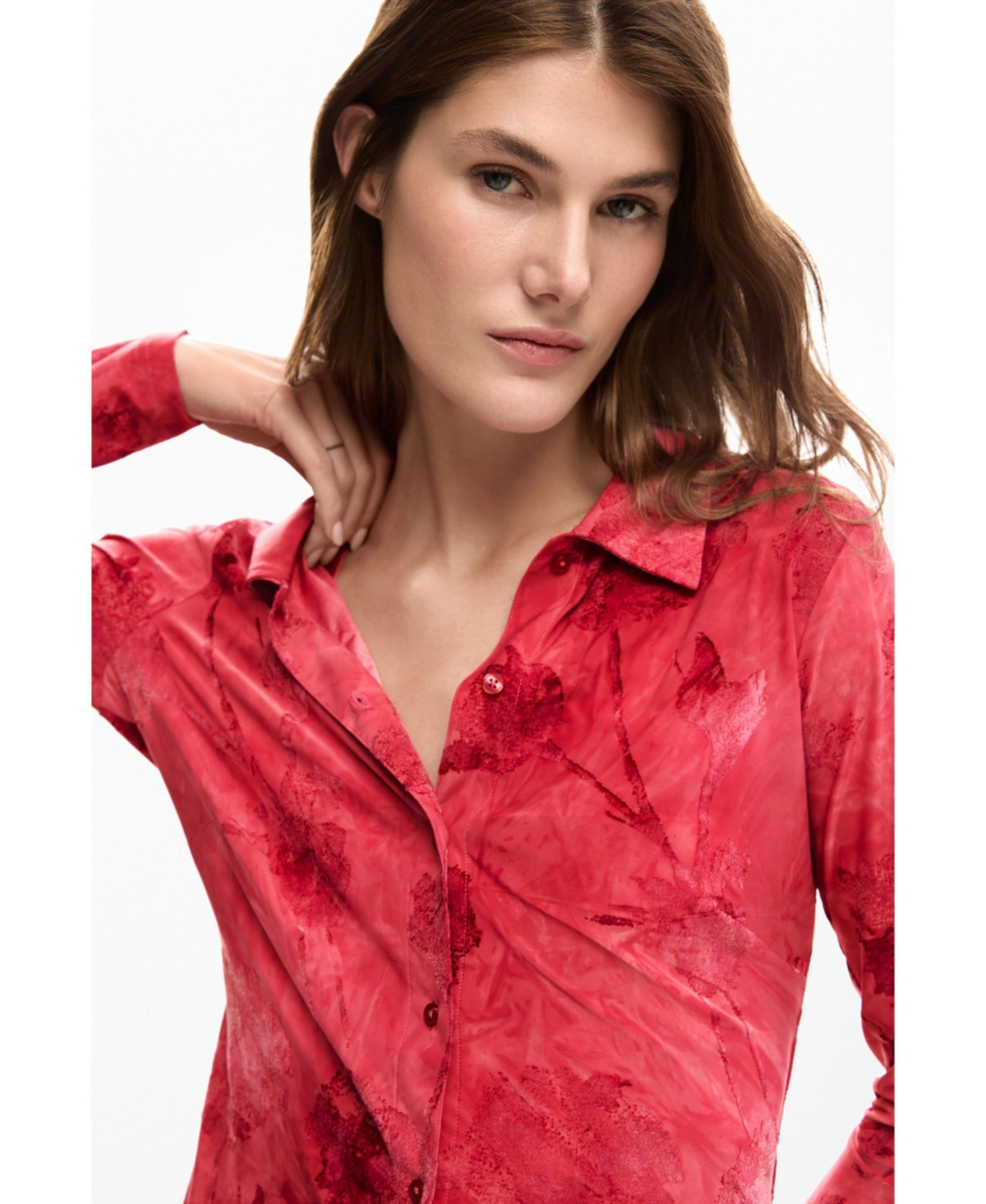 Desigual Women's Embroidered flower T-shirt