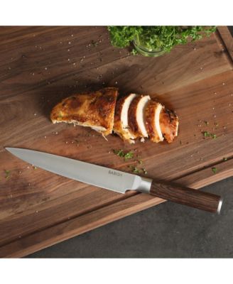 8-Inch Carving Knife High-Carbon 1.4116 German Steel Slicing Knife with Wood Handle, Full-Tang Blade for Carving Meat, Turkey, Roast & BBQ