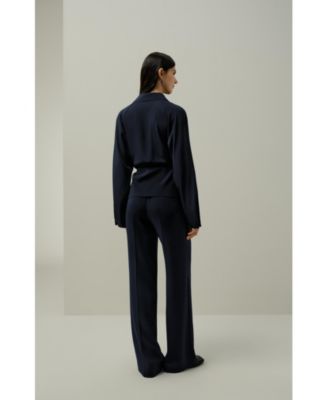 Women's Multipositional Silk Shirt