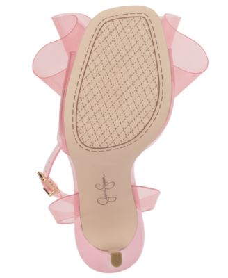 Women's Olivine Vinyl Bow Stiletto Dress Sandals