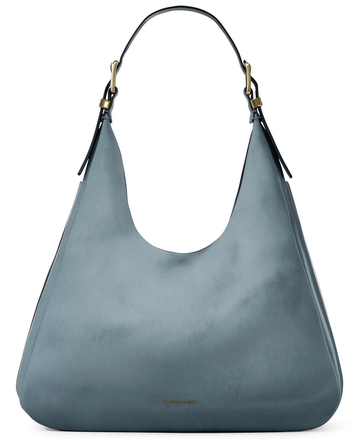 Michael Kors Women's Nolita Large Nubuck Hobo Shoulder Bag In Blue
