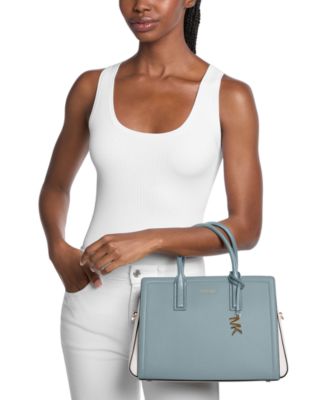 Michael Kors Women's Laila Small Color-Block Leather Satchel Bag