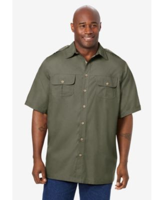 by KingSize Men's Big & Tall Short-Sleeve Pilot Shirt