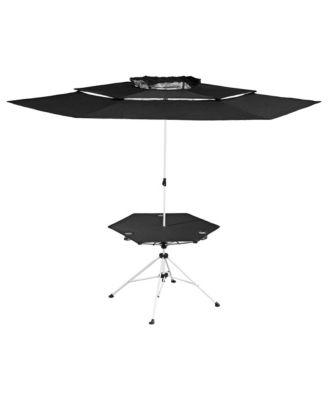 Outdoor Folding Transportable Canopy Table With Cup Holders