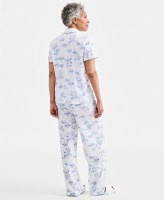 Women's Printed Short-Sleeve Pajama Set
