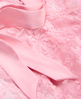 Women's Lace Halter Plunge-Neck Bodysuit