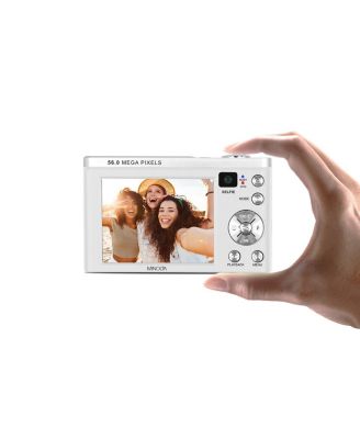 MINOLTA MNB5Z / 5K Ultra HD Dual Lens Camera w/5x Optical Zoom (White)