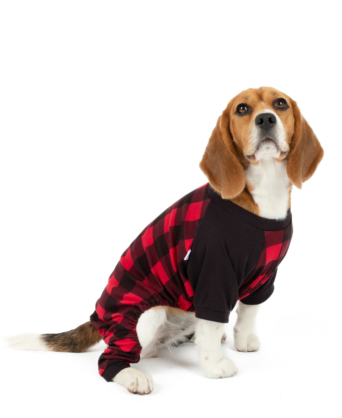 Leveret Dog Cotton Plaid Holiday Pajamas