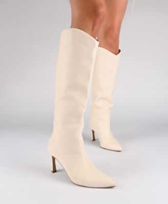 Women's Rehela Pointed Toe Stiletto Knee High Dress Boots