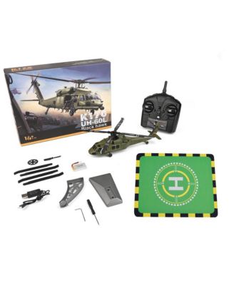 UH-60L Black Hawk RC Helicopter, 2.4G 4-Channel with Brushless Motor & 6-Axis Auto Hover