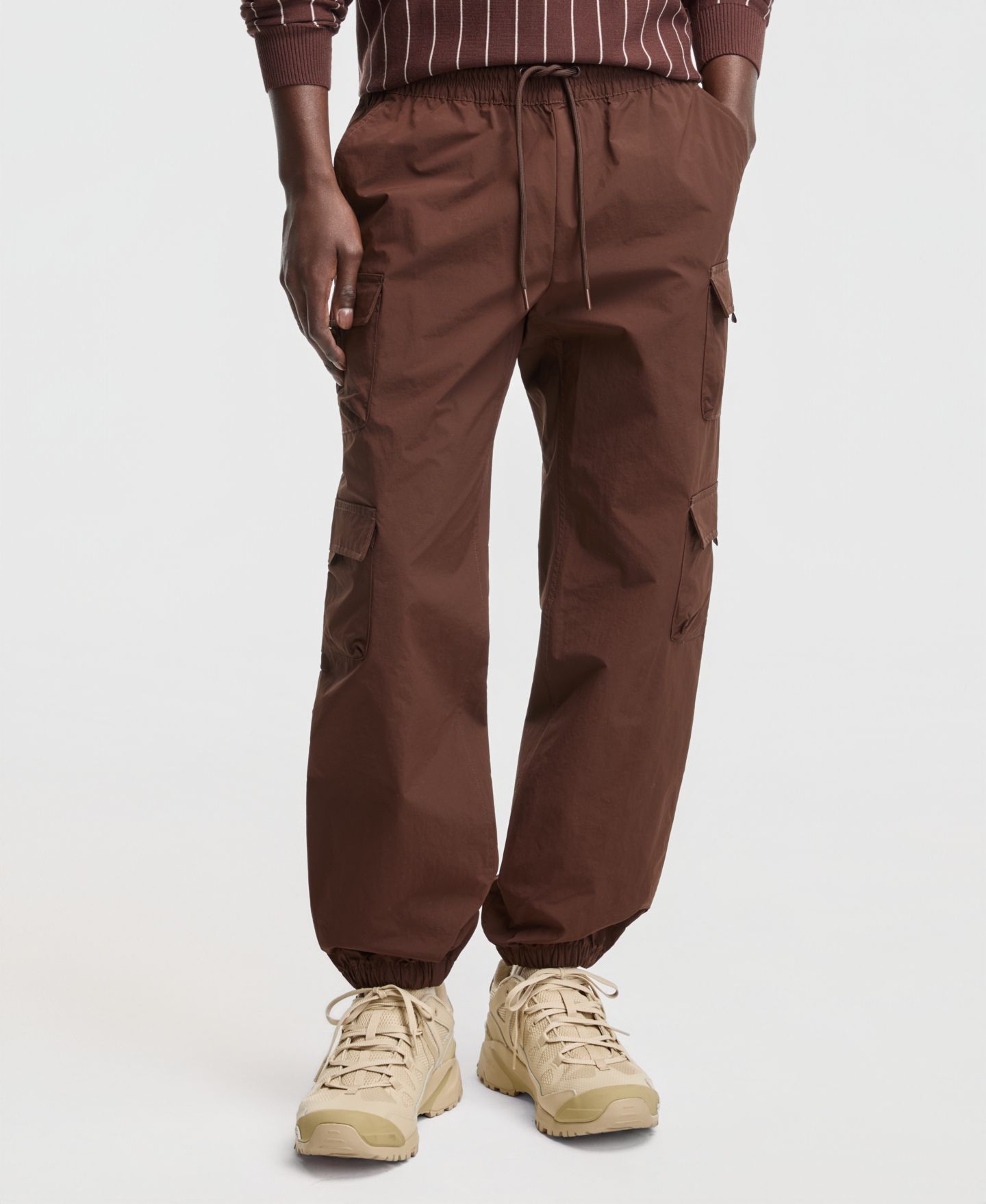 Мужские брюки Mode of One Nylon Cargo, цвет: Коричневый — фото 4