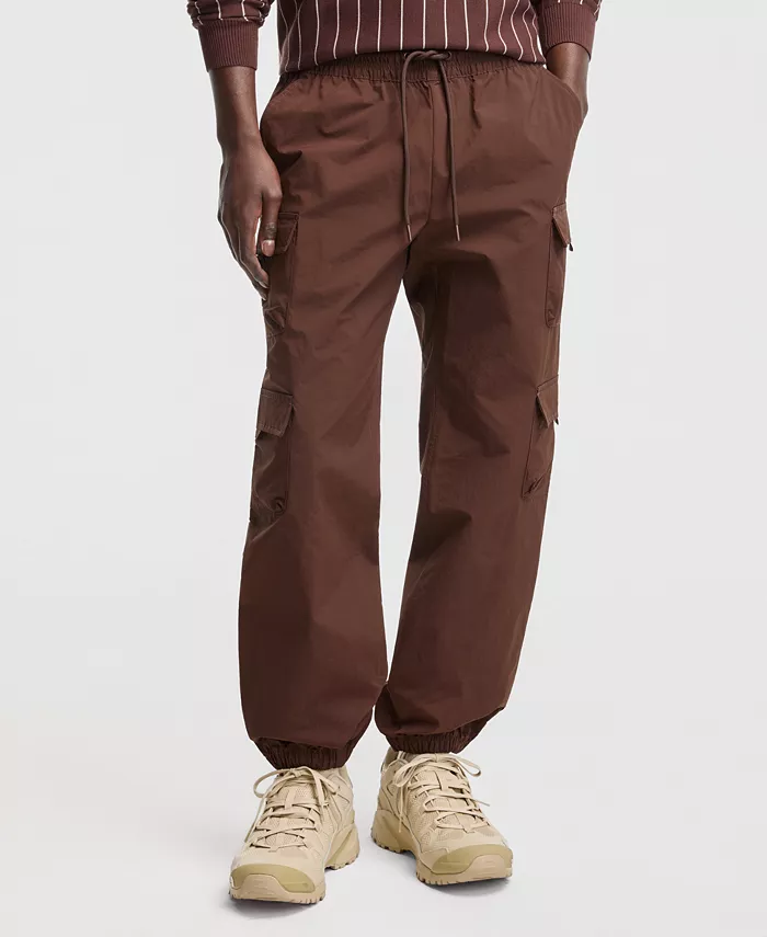 Men's Nylon Cargo Joggers - thumbnail 8