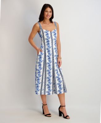 Women's Sweetheart Neck Printed Casidy Dress