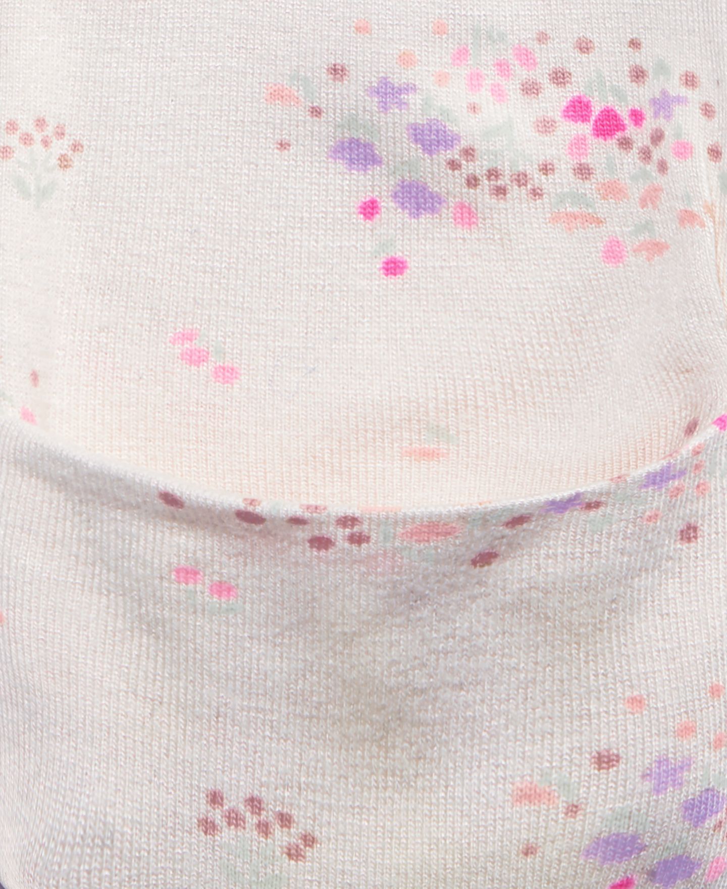 Комбинезон First Impressions Everyday Baby Essentials Ruffled 2-Way Zip Footed Coveralls для девочек-малышей, цвет: Слоновая кость — фото 4