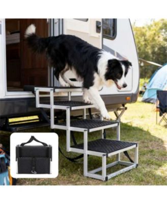 Foldable Dog Ramp for Cars, SUVs, Trucks in Black